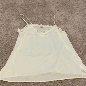 Oddy boutique tank - silky ruffle
